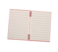 BESPORTBLE Music Composition Notebook Wide Staff Manuscript Paper for Beginners Detachable Core Stave Notebook for Piano Guitar Practice Retro Red Professional Music Learning Tool