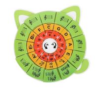 BESPORTBLE Music Education Tools Piano Note Theory Flashcards with Circle of Fifths Puzzle for Beginners Rhythm Training and Interactive Learning Aid for Music Classroom Supplies