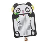 BESPORTBLE Musical Note Card for Beginners with Cute Panda Design Rhythm Study Flash Cards for Music Notation Learning Piano Practice Sight-reading and Music Theory Education Board