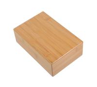 BESPORTBLE Natural Bamboo Wooden Yoga Brick for Home Fitness Smooth Surface Yoga Training Block Comfortable Practice Tool for Beginners