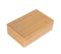 BESPORTBLE Natural Bamboo Yoga Brick for Training and Fitness Smooth Wooden Yoga Block Safe Non Scratch Auxiliary Tool for Home Exercise