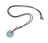 BESPORTBLE Natural Jade Pendant Necklace for Women Vintage Floral Carved Statement Jewelry Chinese Feng Shui Luck Birthdays and Special Occasions