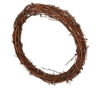 BESPORTBLE Natural Rattan Wreath Hoop DIY Grapevine Twig Frame for Christmas Holiday Seasonal Decor Versatile Vine Branch Garland Base for Handmade Wreaths and Party Decorations