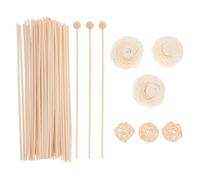 BESPORTBLE Natural Scent Flower Diffuser Sticks Set Flameless Aroma Reeds for Home Office Bedroom Odor Elimination Easy Use Fragrance Safe Indoor Air Freshener