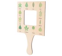 BESPORTBLE Natural Wood Nature Guide Outdoor Identification Tool for Pine Frame for Garden Exploration and Cloud Observation Educational for Interactive Learning