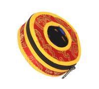 BESPORTBLE Nepal Handcrafted Meditation Bell Box Cymbal Bell Case Compact Protective Storage Bag for Travel and Home Use