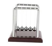 BESPORTBLE Newton Pendulum Balls Physics Experiment Energy Conservation Teaching Equipment Stress Relief Decompression Swinging Cradle Balance for Educational Science Home and Classroom Use