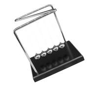 BESPORTBLE Newton S Cradle Perpetual Motion with Solid Wood Base Z-shaped Metal Balanced Pendulum Ball for Office and School Kinetic Motion Science Educational Stress Relief Decoration