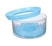 BESPORTBLE No-spill Transparent Floating Pet Water Bowl with Whisker-friendly Design Slow Water Feeder for Dogs and Cats Non-slip Drinking Bowl for Travel and Home Use