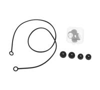 BESPORTBLE Noise Reduction with Cord Silver Black CD Pattern Comfortable Flexible Fit for Sleep Study Work Travel Hearing Protection Concert Snoring Blocking