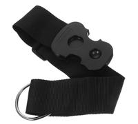 BESPORTBLE Non-slip Cello Endpin Rest Two Positioning Holes, Plastic Steel and Nylon Material, Suitable for Outdoor Performance Use, Black Anti-slip Pad for Stable Playing