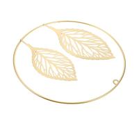 BESPORTBLE Nordic Golden Leaf Wall Decor Lightweight Decorative Wall Hanging Art for Living Room Bedroom and Entryway Intricate Easy Installation with Hardware