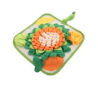 BESPORTBLE Nosework Feeding Mat for Rabbits Hamsters Washable Foraging to Enhance Nosework Skills Portable Slow Feeder for Healthier Eating Habits Controlled Digestion for Indoor Outdoor Use