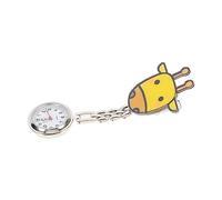 BESPORTBLE Nurse Fob Watch with Deer Shape Cartoon Pattern Quartz Pocket Clip Watch for Clinic Staff and Professionals for Nurses and Doctors