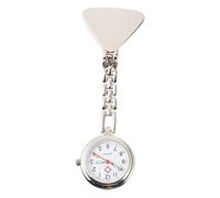 BESPORTBLE Nurse Pocket Watch Clip Luminous Quartz Fob Watch for Elderly Lightweight Design Classic Color Durable Materials for Easy Checking