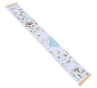 BESPORTBLE Nursery Room Growth Chart Removable Height Measurement Ruler for Bedroom Wall Decor Cartoon Design for Suitable for Boys and Practical Height Chart for Growth Tracking