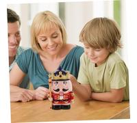 BESPORTBLE Nutcracker Shaped Piggy Bank for Resin Coin Box Easy Deposit and Withdrawal Safe Money Bank Decorative Nursery Accent Teaching Financial Responsibility