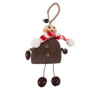 BESPORTBLE Nutshell Doll Ornament for Christmas Tree Handmade Festive Xmas Decor Bell and Fruit Shell Design for Holiday Party Decorations and Backpack Charms