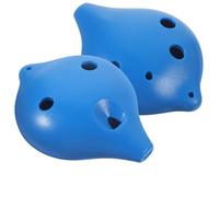 BESPORTBLE Ocarina 6 Holes Small Musical Instruments 2pcs for Beginners Portable Resin Wind Instruments Learning to Play Suitable for Students and Adults