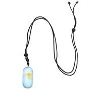 BESPORTBLE Ocean Jellyfish Pendant Necklace Luminous Resin Jewelry Glow In The Dark Accessory For Halloween Parties Summer Beach And Hawaiian Coastal Themes