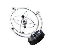 BESPORTBLE Orbital Perpetual Motion Model Automatic Rotating Earth Globe Desk Decor Science Education for Home Office and Classroom Non Battery Craft