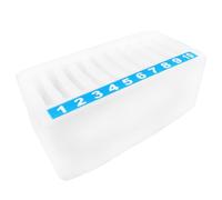 BESPORTBLE Organizer Cotton with Desktop Box Multi-section Storage 10 Grids Pearl Material for in Cell Phone Remote Control Offices and Schools