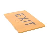 BESPORTBLE Outdoor Acrylic Braille Exit Sign for Blinders Portable Reusable Safety Label Board Enhancing Independence and Inclusion for Visually Impaired Emergency Use