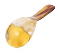 BESPORTBLE Ox Horn Soup Spoon Long Handcrafted Household Mixing Stirring Spoon with Unique Fashion Design Random Color for Daily Use and Gift Random Color