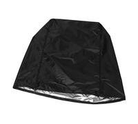 BESPORTBLE Oxford Cloth Blackout Bird Cage Cover Dustproof Protector with Silver Coating for Parrots Parakeets Cockatiels Zipper Dome Sleep Cover for Indoor and Travel Use