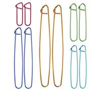 BESPORTBLE Pack of 10 Yarn Stitch Holders Assorted Knit Pins Stitch Markers for Weaving Knitting Crochet Random Color