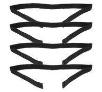 BESPORTBLE Pack of 4 Hoverboard Ratchet Straps Replacement Seat Mounting Straps Compatible with Electric Self Balancing Scooters, Black, 1" x 27.6"