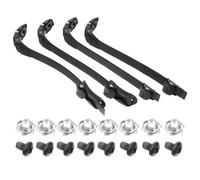 BESPORTBLE Pack of 4 inline skate strap skating shoes straps buckles screws accessories for men women children,26,5 x 5 cm