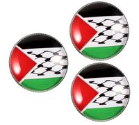 BESPORTBLE Palestine Flag Brooch Pin Unique Design Durable for Parties Festivals Aesthetic Scarf Clothing Accessory Craftsmanship Attractive Lapel Badge