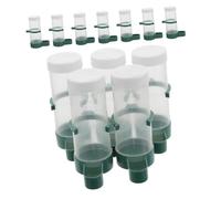 BESPORTBLE Parakeet Feeder for Birds 20 Automatic Bird Water Feeders Parrot Food Dispenser for Cockatiel Budgie
