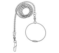 BESPORTBLE Parrot Anklet Bird Foot Ring Steel Chain for Cockatiels Lovebirds and Peafowl Toys