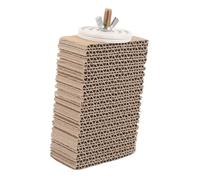 BESPORTBLE Parrot Birdcage Toy Corrugated Paper Perch Platform Bird Exercise Stand Bird Cage Accessories