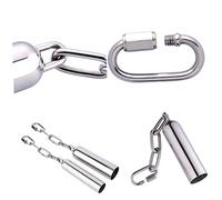 BESPORTBLE Parrot Cage Accessory Large Stainless Steel Bell Toy for Birds Stimulating and Fun