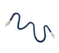BESPORTBLE Parrot Climbing Rope 55cm Natural Fiber Chew for Medium Large Parrots Cage Perch Playing Rope Interactive Pet Supplies