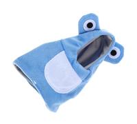 BESPORTBLE Parrot Clothes Bird Warm Clothes Waterproof Hoodie Flight Suit for Birds Pigeon Diaper Blue Coral Fleece