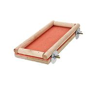 BESPORTBLE Parrot Grinding Board Squirrel Grinding Board for Birds Natural Material for Pet Parrots and Squirrels Encourages Exercise and Balance