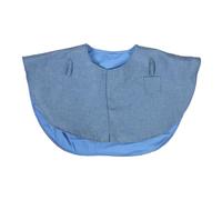 BESPORTBLE Parrot Poop Protector Shawl for Bird Training, Anti-scratch Linen Shoulder Cover in Blue, Easy to Clean Modern Stylish Cape for Parrot Owners, 22.4x13.4 Inch