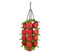 BESPORTBLE Parrot Rattan String Toy Bird Plaything for Chewing Climbing Safe Material Hanging Hook for Parrots Budgies Cockatiels Color Options