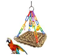 BESPORTBLE Parrot Swing Toy Perch Bird Toys for Parrots Parakeets Cockatiels Safe Entertaining