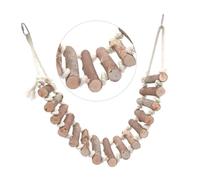 BESPORTBLE Parrot Swing Toys Bird Hanging Ladder Wooden Bridge Bird Cage Accessories Parakeet Climbing