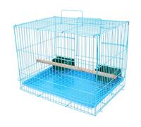 BESPORTBLE Parrot Travel Carrier Small Parrot Cage Portable Birdcage with Comfortable Habitat