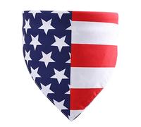 BESPORTBLE Patriotic American Flag Dog Bandana - 4th of July Triangle Bib Scarf for Dogs and Cats - Perfect for Independence Day Celebrations and Festive Pet Costumes
