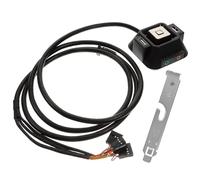 BESPORTBLE PC Power Button Extension Cable Dual USB and Audio Ports, External On/Off Switch for Desktop Computer Case and ATX Motherboard, Black, Remote Power Control Accessory