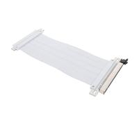 BESPORTBLE PCIe 4.0 Riser Cable 16X 20CM White 180-Degree GPU Extension Cable PCI-E GPU Riser Adapter for PC Graphics Card External Connection