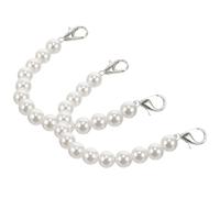 BESPORTBLE Pearl Fit 2pcs Adjustable for Women Straps Shoe Zinc Heels Alloy Comfortable Providing Stability Stylish Elegant Accessories for Office Wear
