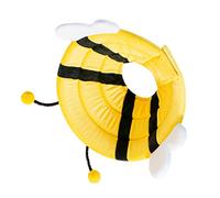 BESPORTBLE Pet Anti-lick Cone Collar Recovery Neck Circle Bite Proof Scratch Proof Protective Collar for Dogs and Cats m Size Yellow Design Suitable for Post-surgery Healing